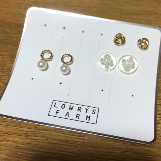 ローリーズファーム(LOWRYS FARM)のピアス　3点セット(ピアス)