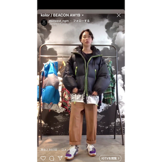 kolor - kolor beacon 19aw ダウンの通販 by TO's shop｜カラーなら ...