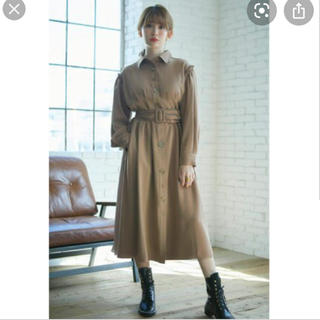 Her lip to Two-Tone Belted Shirt Dress(ロングワンピース/マキシワンピース)