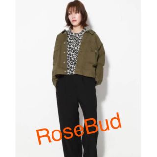 ローズバッド(ROSE BUD)のRoseBud 抜け襟ジャケット& グラフィックスウェットプルオーバー(Gジャン/デニムジャケット)