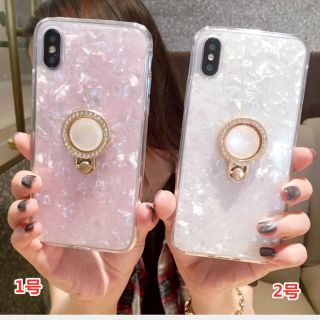 iPhone X/XS スマホケース　(リング付き)(iPhoneケース)