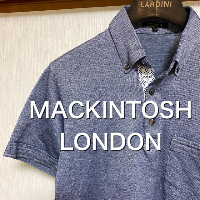 MACKINTOSH(マッキントッシュ)の【美品】MACKINTOSH LONDON  鹿の子　ボタンダウンポロシャツ メンズのトップス(ポロシャツ)の商品写真