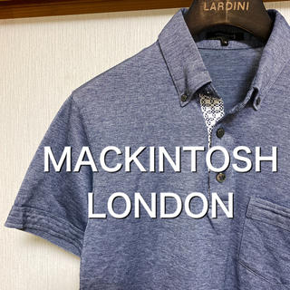 マッキントッシュ(MACKINTOSH)の【美品】MACKINTOSH LONDON  鹿の子　ボタンダウンポロシャツ(ポロシャツ)