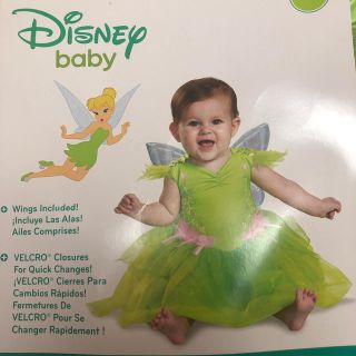 ティンカーベル(TINKERBELL)の新品未使用⭐︎ ハロウィン　6〜12ヶ月　ベビー　ティンカーベル(ワンピース)