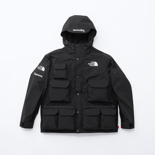 supreme TNF cargo jacket  黒M