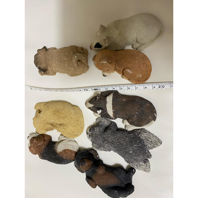 サンディキャスト 置物 犬 8個セット sandicastの通販 by フリー サンディキャスト 置物 犬 8個セット sandicastの通販 by フリー