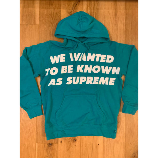 Supreme Known As Hooded Dark Aqua おまけ付き 1