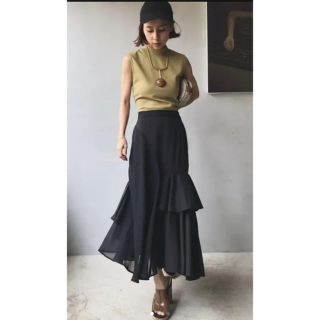 アメリヴィンテージ(Ameri VINTAGE)のAmeri MERMAID ASYMMETORY FLARE SKIRT(ロングスカート)