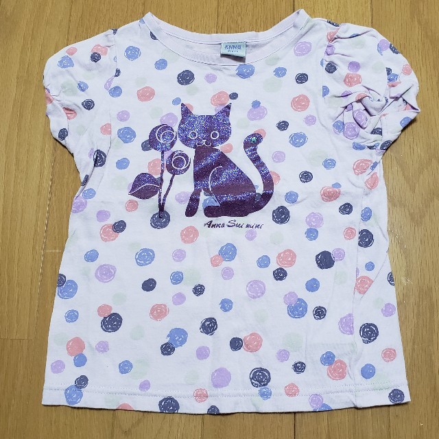 ANNA SUI mini(アナスイミニ)のhannaさま専用　アナスイミニ　Tシャツ　キュロット　セット　110 キッズ/ベビー/マタニティのキッズ服女の子用(90cm~)(Tシャツ/カットソー)の商品写真