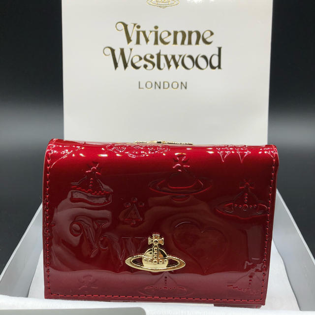 Vivienne Westwood(ヴィヴィアンウエストウッド)の【新品・正規品】ヴィヴィアン ウエストウッド 折財布 110 赤 プレゼント レディースのファッション小物(財布)の商品写真