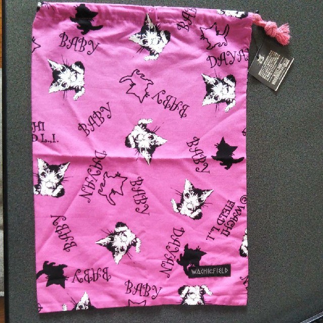 ベビーダヤンピンク巾着 エンタメ/ホビーのおもちゃ/ぬいぐるみ(キャラクターグッズ)の商品写真