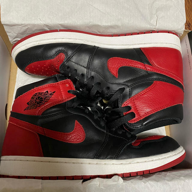 NIKE AIR JORDAN 1 Bred Banned 2016メンズ