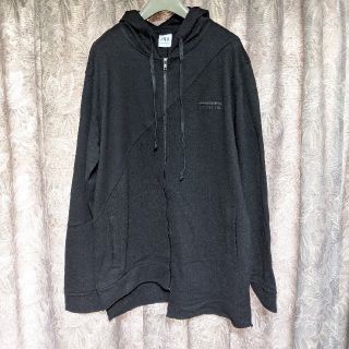 ZARA ザラ ダブルジップ アシンメトリージッパーフーディ パーカー/S☆新品