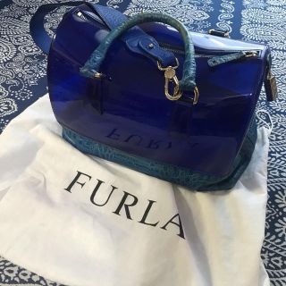 フルラ(Furla)のフルラ　キャンディバッグ　ベルト付き　袋付き　最終お値下げ　購入なければ消します(ボストンバッグ)