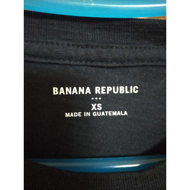 Banana Republic(バナナリパブリック)の【売り尽くし】BANANA REPUBLIC XS　レンズ　プリントT　黒　美品 メンズのトップス(Tシャツ/カットソー(半袖/袖なし))の商品写真