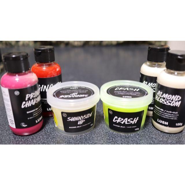 LUSH(ラッシュ)のLUSH　SHOWER GEL＆SHOWER JELLY　5種類／6個セット コスメ/美容のコスメ/美容 その他(その他)の商品写真