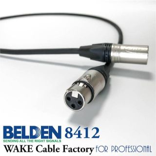 人気実力断トツ！BELDEN8412★XLR マイクケーブル75cm(ケーブル)