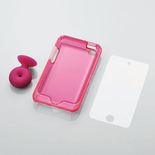 エレコム(ELECOM)の4th iPod touch用ハードケース ピンク(ポータブルプレーヤー)