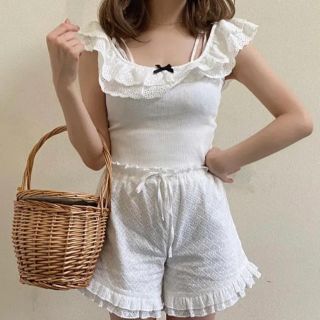 ロキエ(Lochie)の新品 bibiy flower lace set up (シャツ/ブラウス(半袖/袖なし))