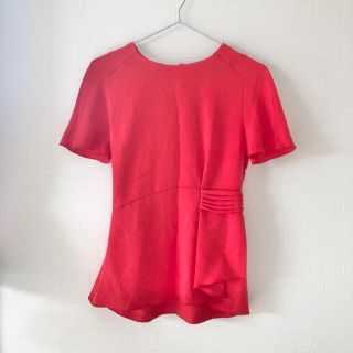 ザラ(ZARA)の美品！ZARAザラ　バックデザイン綺麗めカットソー(カットソー(半袖/袖なし))