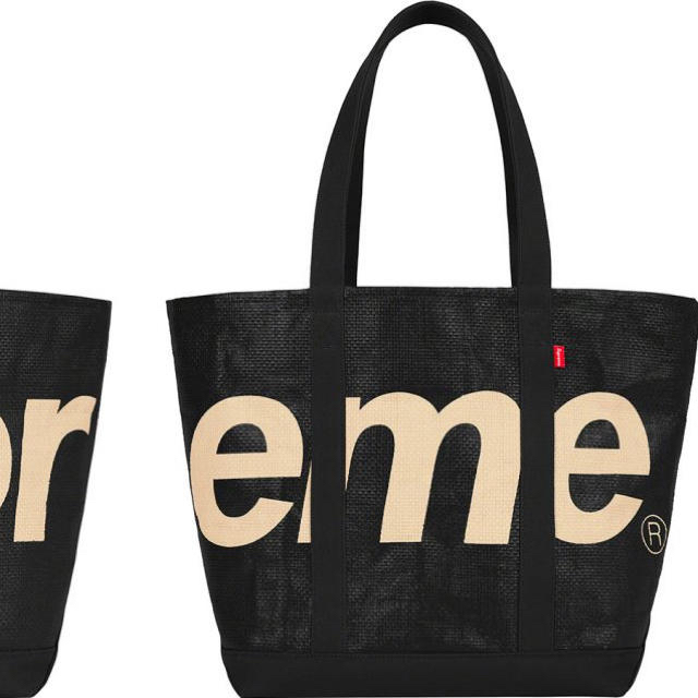 新品☆ Supreme Raffia Tote トートバッグ　黒