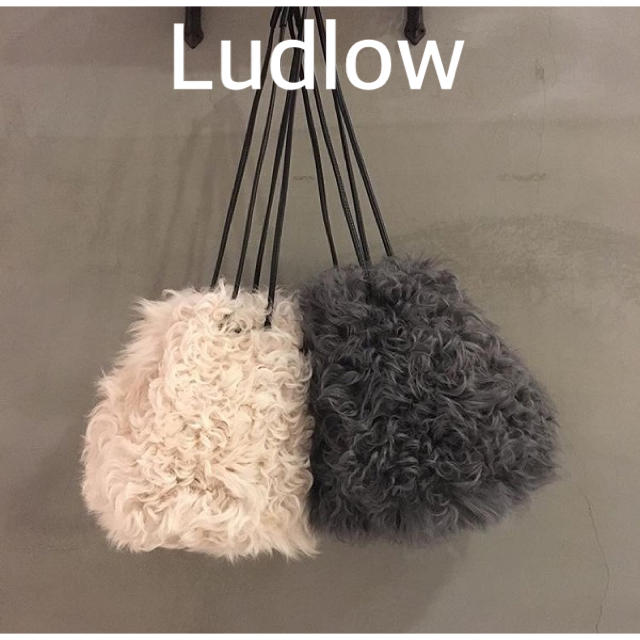 LUDLOW(ラドロー)の【Ludlow ラドロー】ラムファーポシェット/オレンジベージュ  レディースのバッグ(ショルダーバッグ)の商品写真