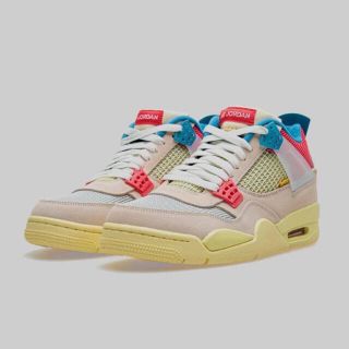 ナイキ(NIKE)のunion jordan4 guava ice 28cm pink ジョーダン(スニーカー)