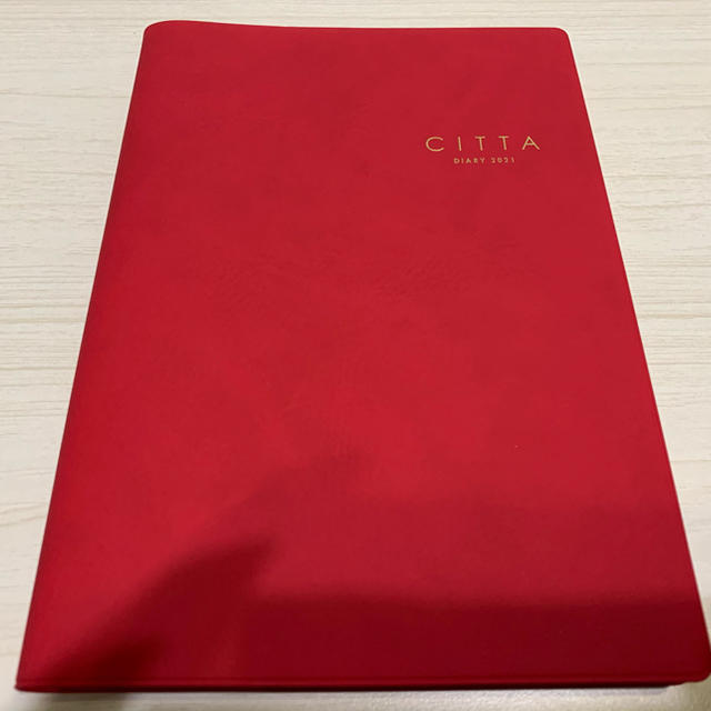 citta手帳2021年　A5サイズ　ルージュレッド メンズのファッション小物(手帳)の商品写真