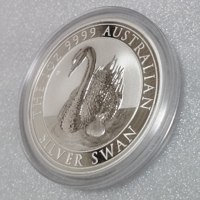 2022超人気 オーストラリア 2018 白鳥 スワン 銀貨 BU 完全未使用品