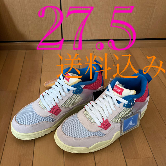 NIKE(ナイキ)のAIR JORDAN 4 RETRO SP GUAVA ユニオン ジョーダン メンズの靴/シューズ(スニーカー)の商品写真