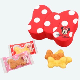 ディズニー(Disney)のマドレーヌ ディズニーランド ディズニーシー ミニー リボン 布箱(菓子/デザート)