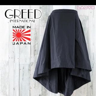 グリード(GREED)のGREED 素敵なブラックスカート(ひざ丈スカート)