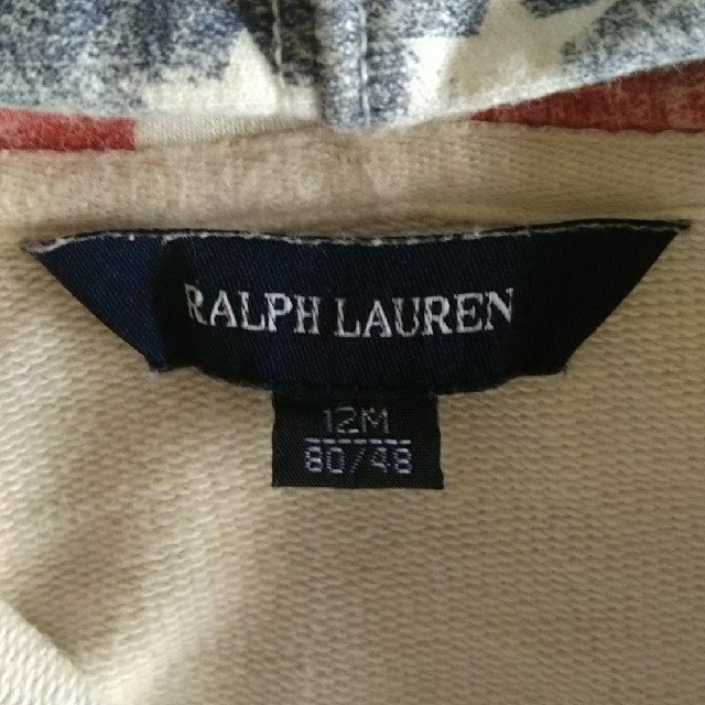 Ralph Lauren(ラルフローレン)の専用です！！   RALPH LAUREN パーカー ベビー 80㎝ キッズ/ベビー/マタニティのベビー服(~85cm)(トレーナー)の商品写真