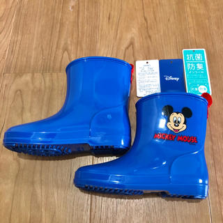 ディズニー(Disney)のレインブーツ　15センチ　ミッキー(長靴/レインシューズ)