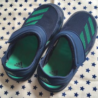 アディダス(adidas)のアディダス メッシュ サンダル 18.0㎝ 子供(サンダル)