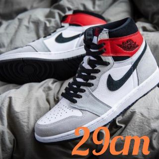 ナイキ(NIKE)のAIR JORDAN 1 RETRO HIGH OG GS SMOKE GREY(スニーカー)