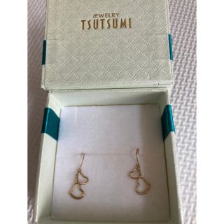 ジュエリーツツミ(JEWELRY TSUTSUMI)のTSUTSUMI ハートピアス　ゴールド(ピアス)