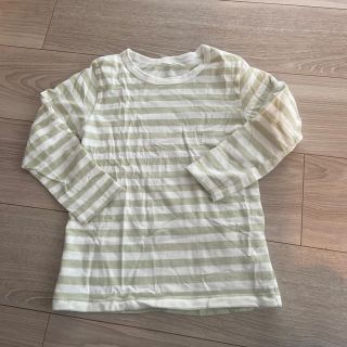 ムジルシリョウヒン(MUJI (無印良品))のせんのらくま様専用　無印良品長袖Ｔシャツ&BeBeスウェット(Tシャツ/カットソー)