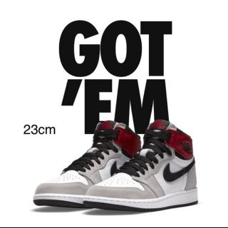 ナイキ(NIKE)のNIKE  JORDAN1  SMORK  GREY (スニーカー)