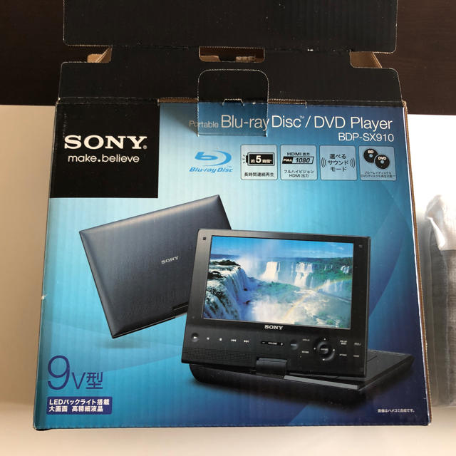 SONY - 新品！SONY ポータブルDVD/BDプレーヤー BDP-SX910の通販 by ...