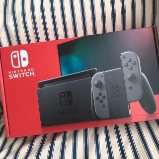 ニンテンドースイッチ(Nintendo Switch)のNintendo switch グレー 本体 新品 新型 任天堂 スイッチ(家庭用ゲーム機本体)