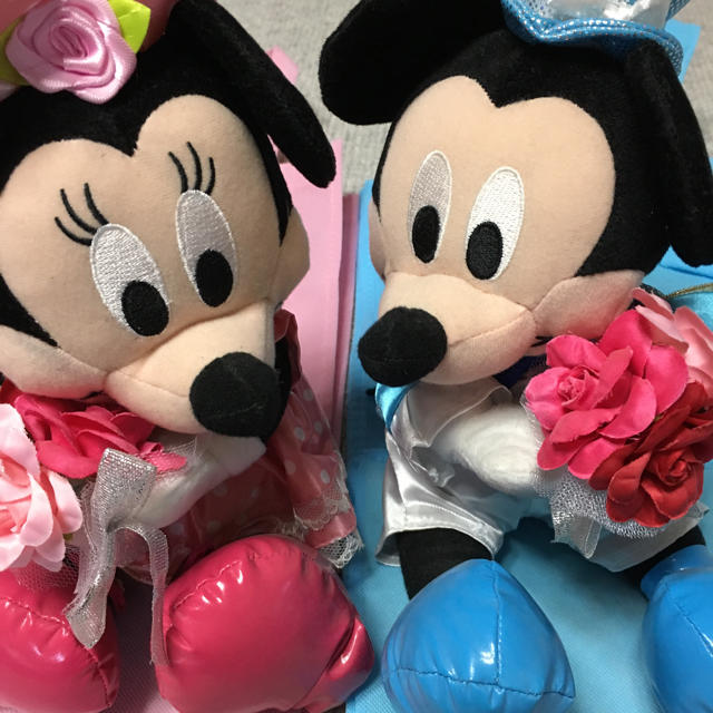 Disney ディズニー ミッキー ミニー Mickey Minnie 結婚式 電報ぬいぐるみの通販 By きのこ S Shop ディズニー ならラクマ