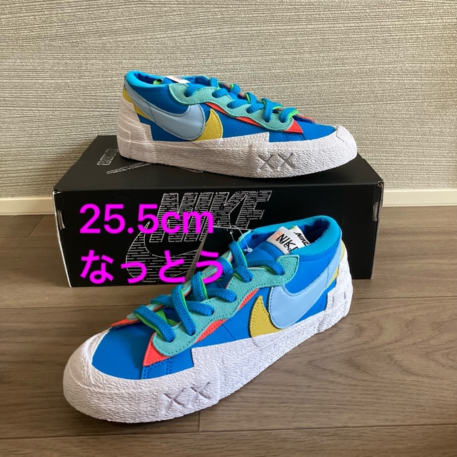 【25.5cm】KAWS x SACAI x NIKE BLAZER LOW