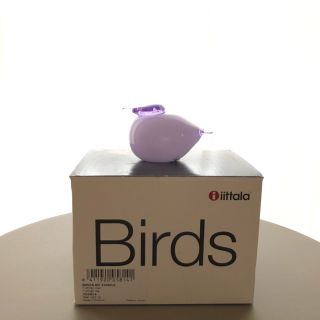 イッタラ(iittala)の*売約済み*Puffball ライラック Oiva Toikka バード 箱あり(置物)