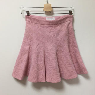 ジルバイジルスチュアート(JILL by JILLSTUART)の新品タグ付 スカート 花柄 ピンク ジル(ミニスカート)
