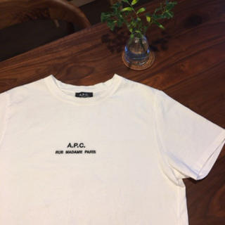 アーペーセー(A.P.C)のapc アペセ　刺繍ロゴT(Tシャツ/カットソー(半袖/袖なし))