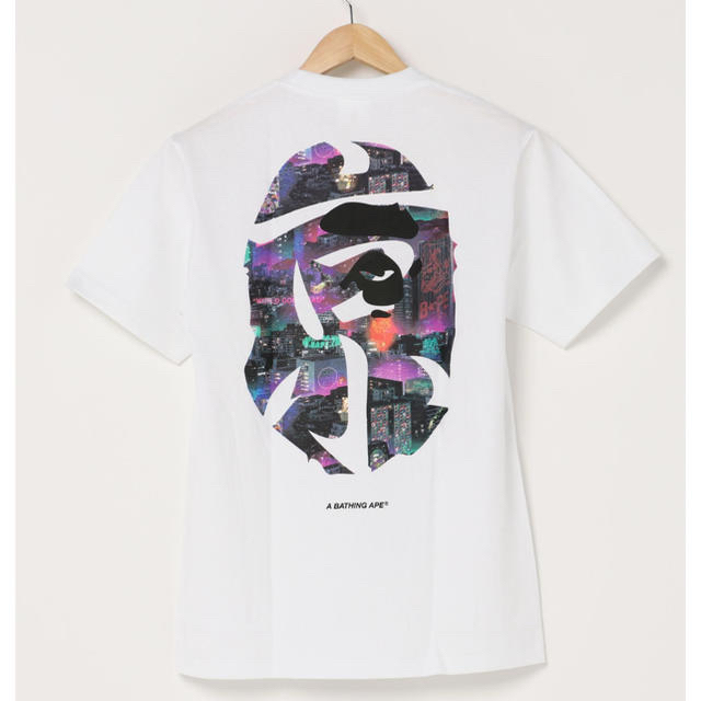 A BATHING APE(アベイシングエイプ)の定価以下 NEON TOKYO TEE  A BATHING APE XLサイズ メンズのトップス(Tシャツ/カットソー(半袖/袖なし))の商品写真