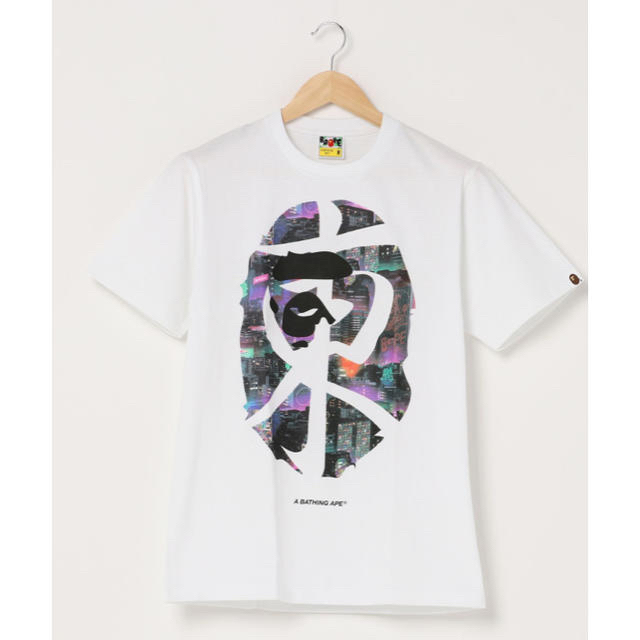 A BATHING APE(アベイシングエイプ)の定価以下 NEON TOKYO TEE  A BATHING APE XLサイズ メンズのトップス(Tシャツ/カットソー(半袖/袖なし))の商品写真