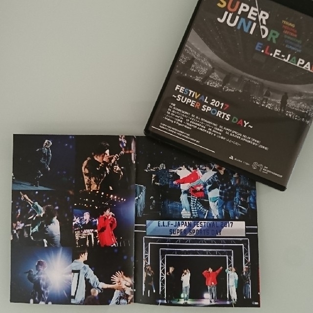 SUPER JUNIOR(スーパージュニア)のSUPER JUNIOR  E.L.F-JAPAN FESTIVAL 2017  エンタメ/ホビーのDVD/ブルーレイ(ミュージック)の商品写真