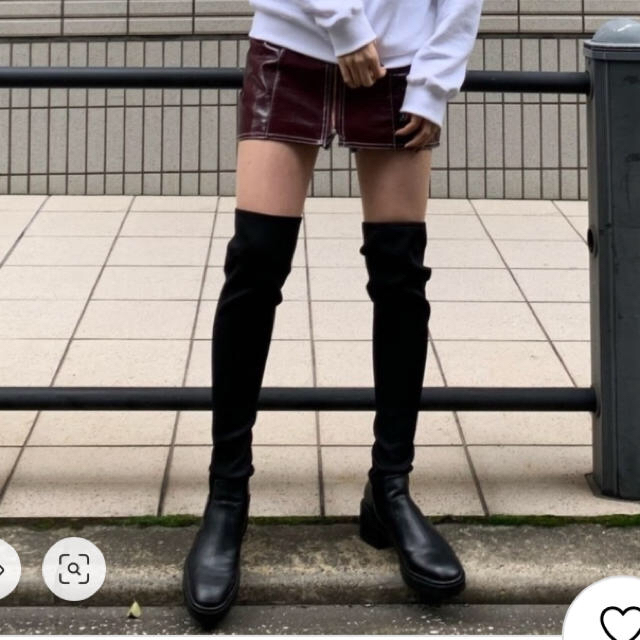 ZARA(ザラ)のZARA ニーハイ ブーツ ロング ストレッチ ソックス レディースの靴/シューズ(ブーツ)の商品写真